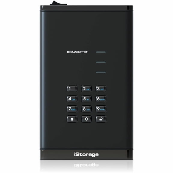 iStorage diskAshur DT3 14 TB Portable Hard Drive - 3.5" External - TAA Compliant (is-dt3-256-14000-f)