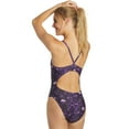 thumbnail image 1 of iSwim Varsity Blur Thin Strap One Piece Swimsuit, High Cut, Unpadded, Athletic (Women’s), 1 of 10
