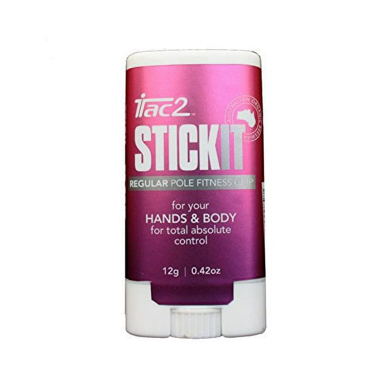 iTAC2 Stick It Level 2 (Regular Strength) Total Absolute Control Pole Dance  Fitness Sports Grip Roll On Stick 12gm 