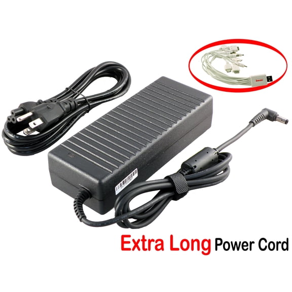 iTEKIRO 120W AC Adapter for Clevo NH58RHQ NH70RAQ NH77DBQ NH77DBQ NH77DEQ NH77DEQ NH58DBQ; Eluktronics MB-15 G1 N857EK1 NB50TL NB50TZ N151RD N151RF N170RD N170RF N550RC N850HK N870HK PRO15NRD PRO17NRD