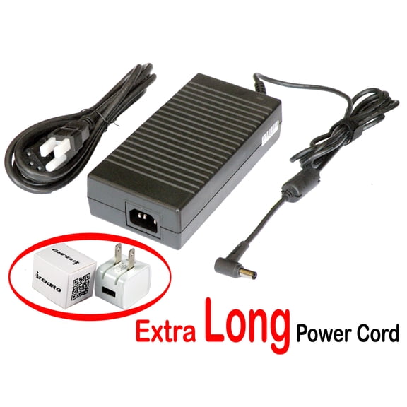 AC Adapter for MSI Bravo 15 B7ED B7EDP B7ED-001US B7EDP-024US, Creator M16 HX C14VFG C14VGG C14VFG-468US C14VGG-291US, CreatorPro M16 HX C14VIG C14VJG C14VKG C14VIG-289US C14VJG-412US C14VKG-288US