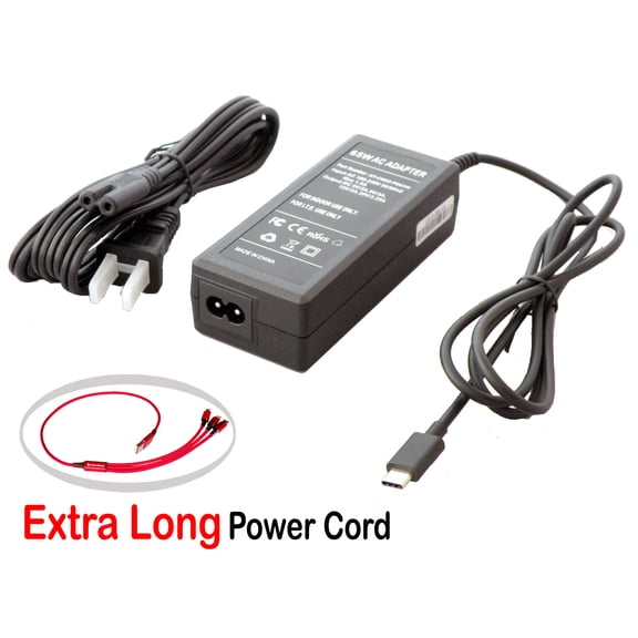 iTEKIRO 65W USB-C AC Adapter for LG 14ZT90P 16MQ70, gram 16T90SP 16Z90P 16Z90Q 16Z90R 16Z90RS 16ZB90Q 17Z90P 17Z90Q 17Z90R 17Z90S 17Z95P 17ZB90Q 17ZB90R, LG ADT-65DSU-D03-2 EAY65895991 EAY65895911