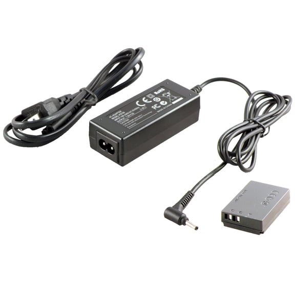 iTEKIRO AC Adapter Kit Power Supply Cord for Canon EOS M, EOS M2, EOS M10, EOS M50, EOS M50 Mark II, EOS M100, EOS M200; Canon ACK-E12, 6784B002 (DR-E12 6785B001 DC Coupler Included)