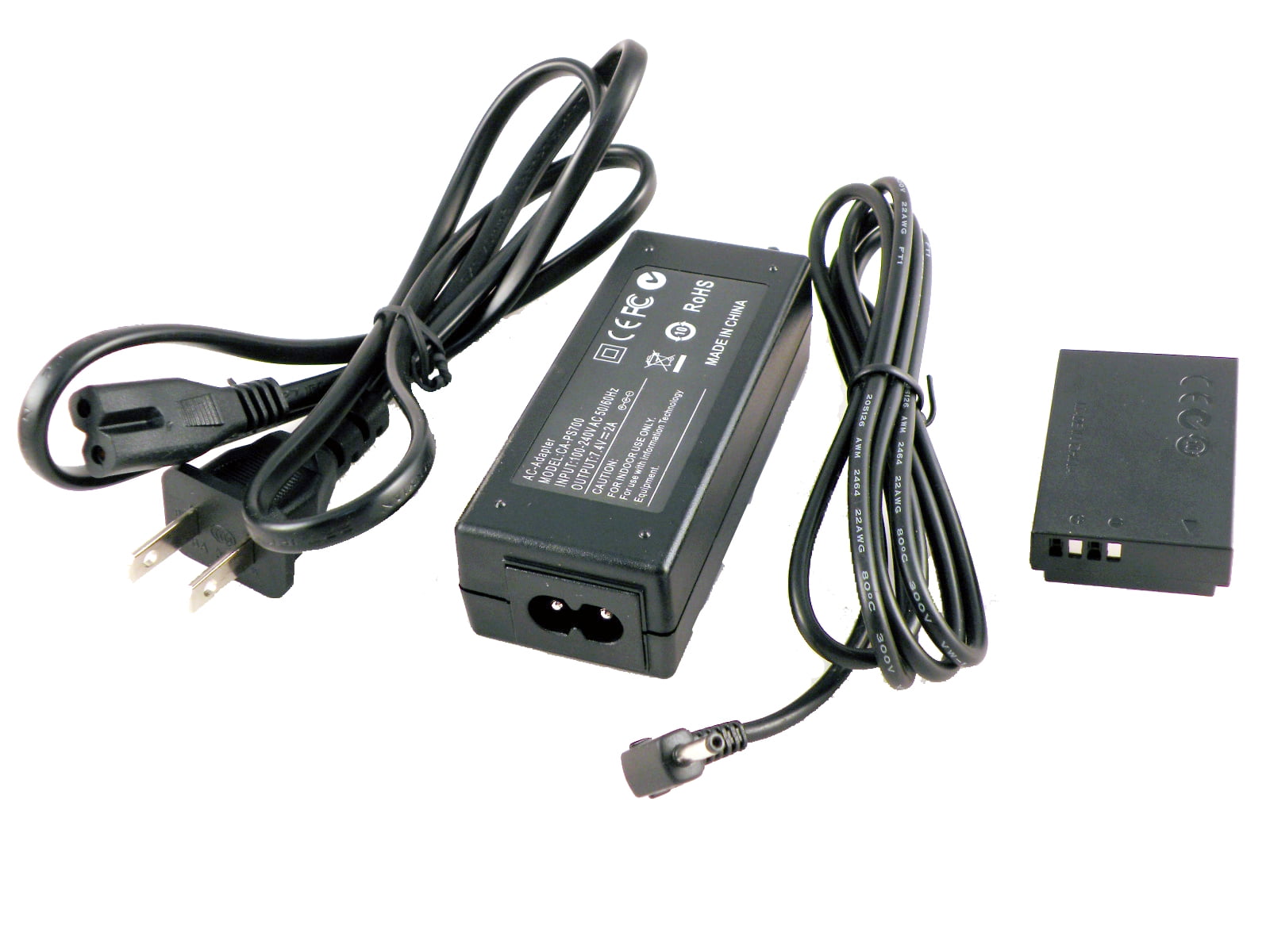 iTEKIRO AC Adapter Kit for Canon EOS 100D, EOS Rebel SL1, PowerShot ...