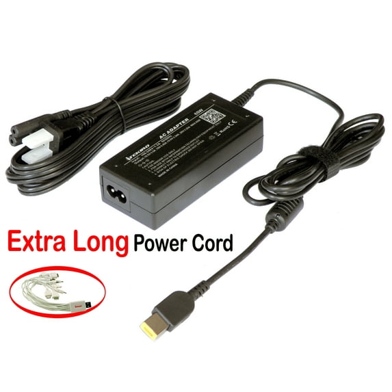 iTEKIRO AC Adapter for Lenovo ThinkPad P50s 20FK 20FL, P51s 20JY, S1 Yoga, S431 20AX 20BA, T431S, T440 20B7 20B6, T440P 20AN 20AW, T440p 20AN0069US, T440p 20AN006AUS, T440p 20AN006BUS