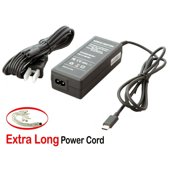iTEKIRO USB-C AC Adapter for Lenovo Chromebook 100e 81MA, 300e 81M9, 500e 81MG, C330 81HY, S330 81JW, C630 81JX; Yoga C630-13Q50 81JL; Yoga C930-13IKB 81C4 81EQ; Yoga Book C930 ZA3S; GX20P92530