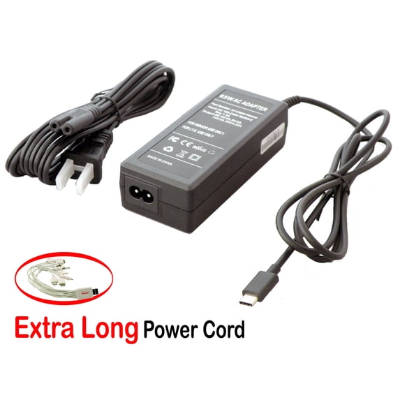 iTEKIRO USB-C AC Adapter for Lenovo Yoga 720-13IKB, 730-13IKB, 910-13IKB, 920-13IKB; Lenovo Chromebook 100e / 300e / 500e / Flex 11 / N23 Yoga / ThinkPad 13 / ThinkPad Yoga 11e (NOT for Windows)
