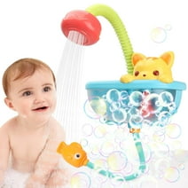 iTOYiFUN Baby Bath Toys, Bathtub Toys with Shower Head, Automatic Bubbles Maker for Toddlers Kids