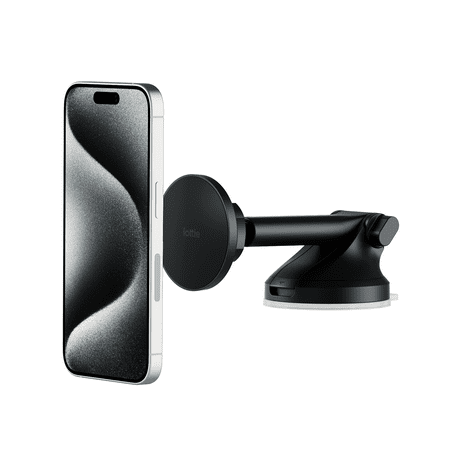 iOttie - iTap 3 MagSafe Compatible Dashboard & Windshield Car Mount with Magnetic Adapter Ring - Black