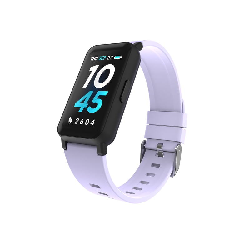 iTech Active 3 Unisex Adult Smartwatch Fitness Tracker, Lilac