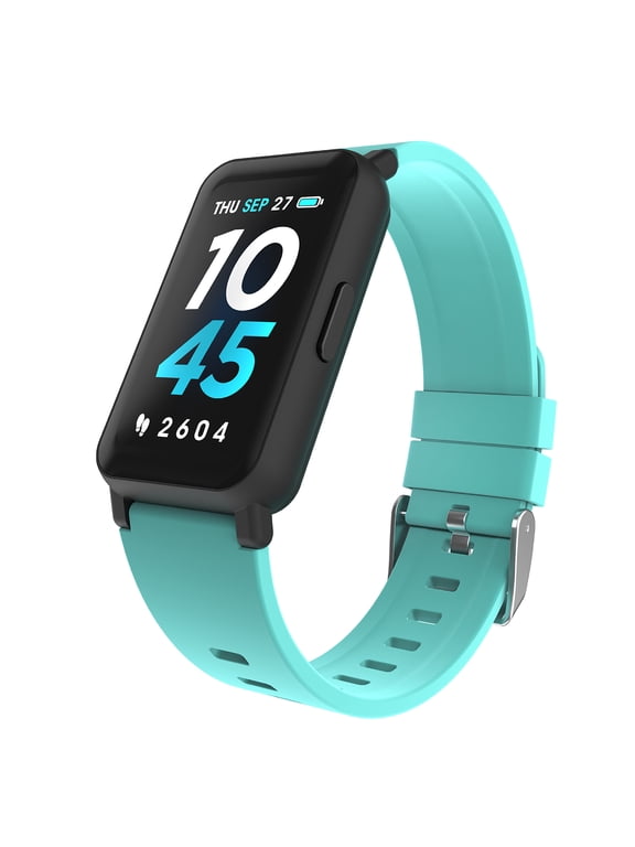 Active 3 Unisex Adult Smartwatch Fitness Tracker, Ocean Green, Silicone Strap
