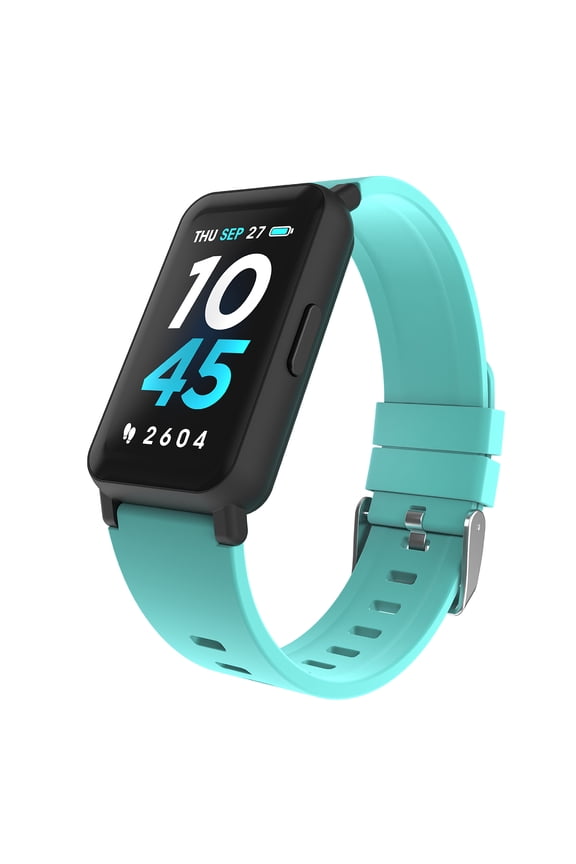 Active 3 Unisex Adult Smartwatch Fitness Tracker, Ocean Green, Silicone Strap