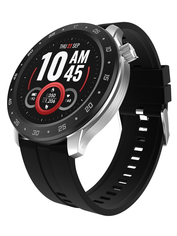Bold 3 Unisex Adult Smart Watch, Black, Silicone Strap