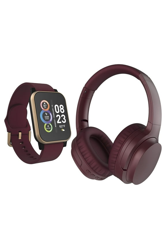 Fusion 2 (GPS) 40mm Burgundy Aluminum Case with Black Sport Band