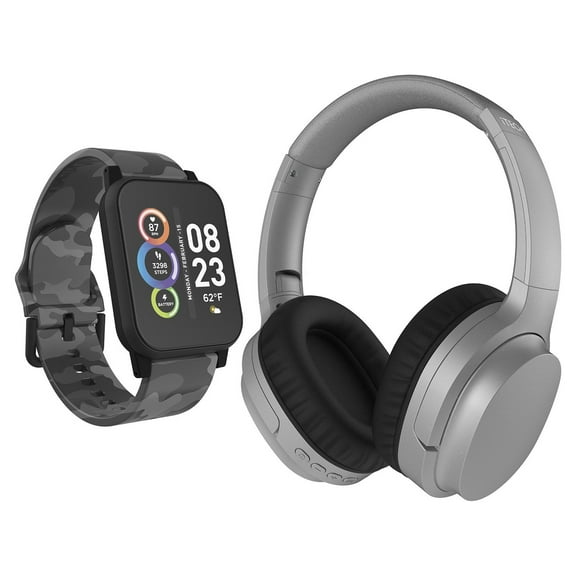 iTech Fusion 2 (GPS) 40mm Grey Camo Case with Black Sport Band