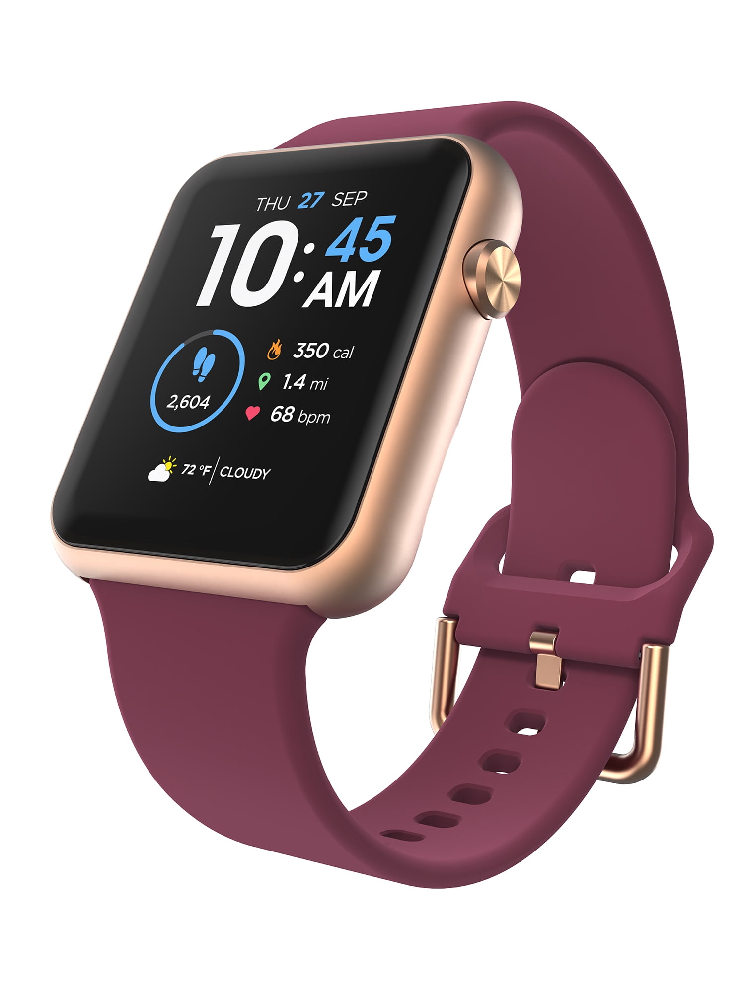 Rose Gold Burgundy