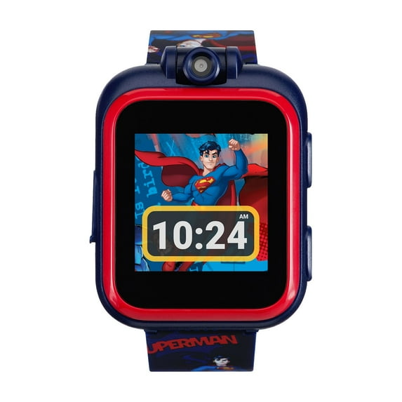 iTech Jr. DC Superman Kid's Touch Screen Smartwatch (Printed Band)
