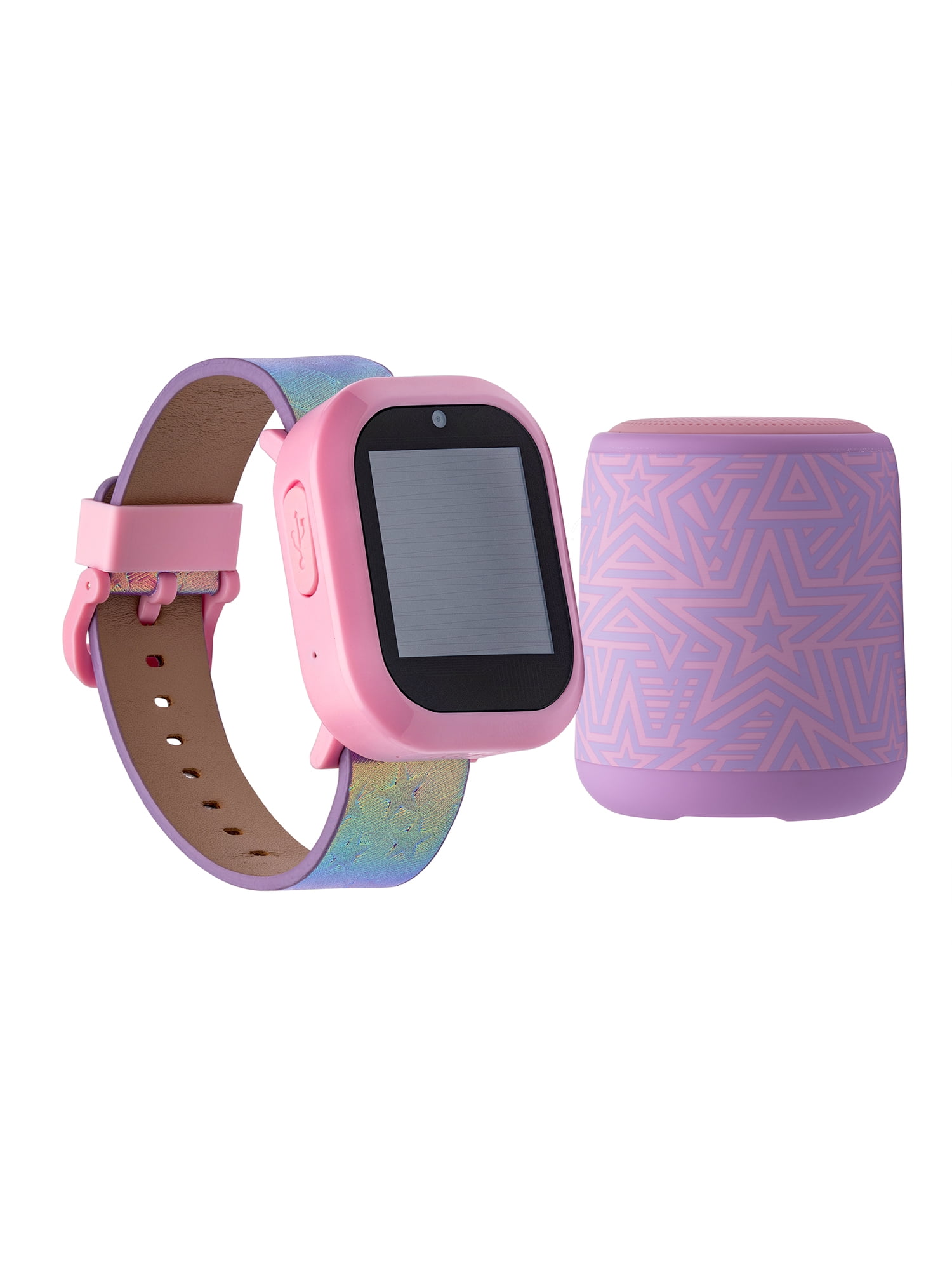 iTech Jr Kids Boys Girls Stars Smartwatch and Bluetooth Speaker