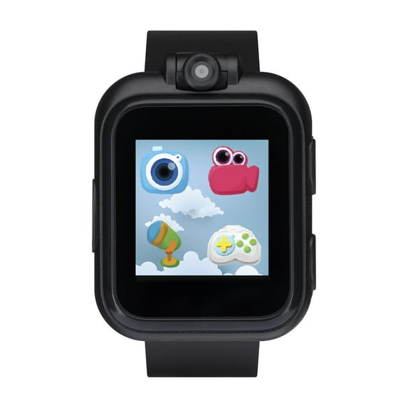 iTech Jr. Kids Smartwatch 40mm Black Rubber Case with Black Band