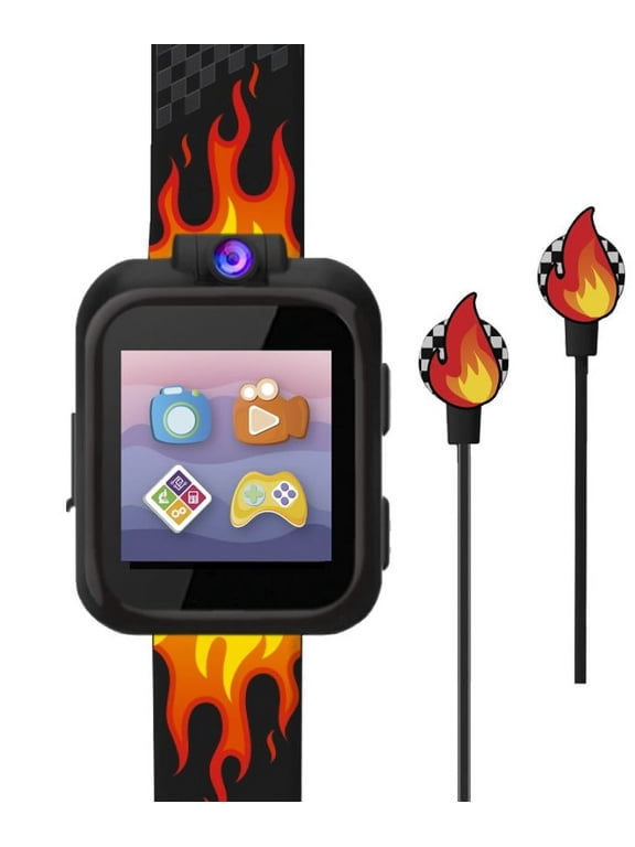 Children's Boys Earbuds & Smartwatch Set -Flames 900220M-40-BLT