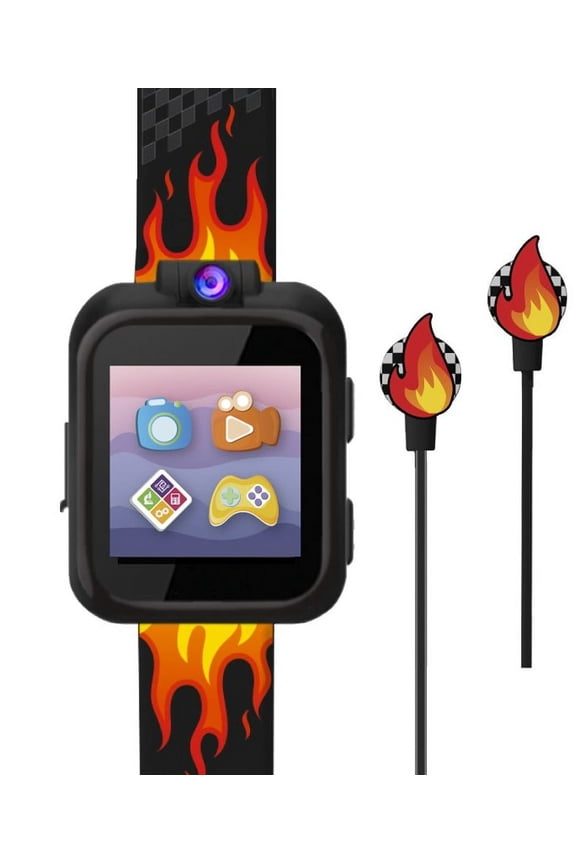 Children's Boys Earbuds & Smartwatch Set -Flames 900220M-40-BLT