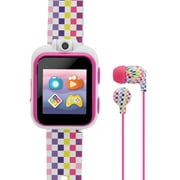 iTech Junior Girls Earbuds & Smartwatch Set - Purple/Orange Ombre Glitter 900144M-40-080