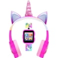 thumbnail image 1 of iTech Junior Girls Headphones & Smartwatch - Rainbow Unicorn, 1 of 9