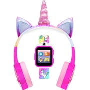 iTech Junior Girls Headphones & Smartwatch - Rainbow Unicorn