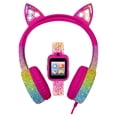 thumbnail image 1 of iTech Junior Girls Headphones & Smartwatch Set - Rainbow Ears 900282M-40-F58, 1 of 5