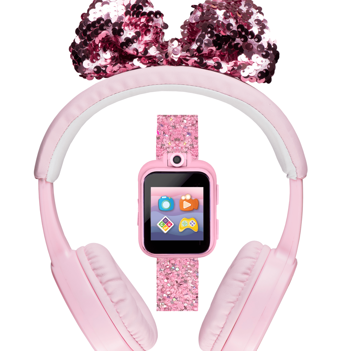 iTech Junior Girls Pink Glitter Headphone Smart Algeria Ubuy