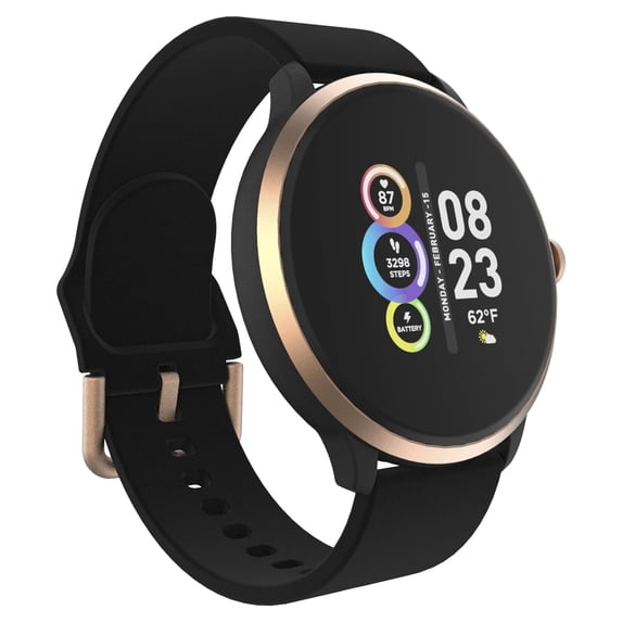 iTech Smartwatch W/multi-sport Blk Rgd Rnd