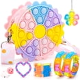 thumbnail image 1 of iTechjoy Pop Purse Fidget Toys, Push Bubble Figit Crossbody Bag School Supplies for Autism to Relieve Stress, 1 of 5