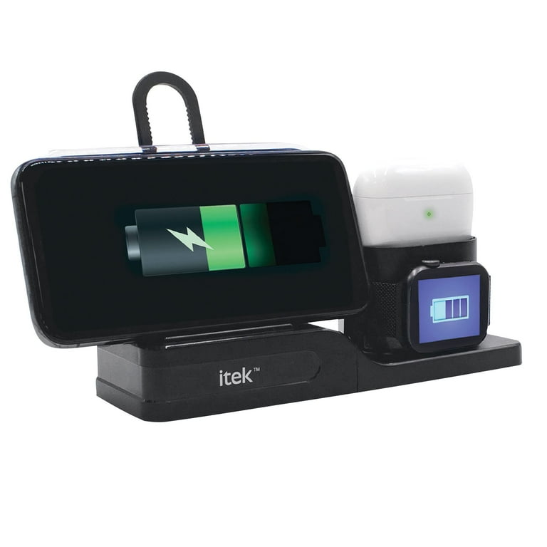 iTek 3-in-1 Wireless Charging Stand (Pack of 2)