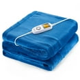 "iTeknic Large Electric Heated Blanket, 50"" x 60"", 10 Heating Levels