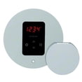 thumbnail image 1 of iTempo Plus Round Steam Shower Control in Custom Plating, 1 of 2