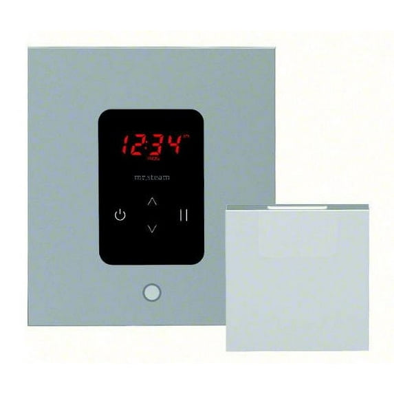 iTempo Plus Square Steam Shower Control in Custom Plating