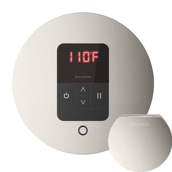 iTempo Round Steam Shower Control in Polished Nickel