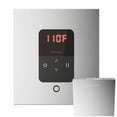 thumbnail image 1 of iTempo Square Steam Shower Control in Polished Chrome, 1 of 2