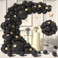 thumbnail image 1 of iTi Direct High-Quality Balloon Garland Kit, 120 Piece, Latex Black, 18 x 10 x 12,5 In, 1 of 7