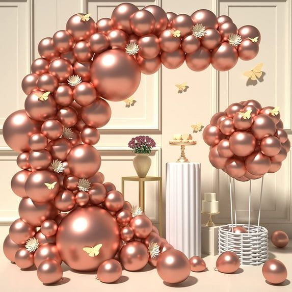 iTi Direct Teen Party Decoration Balloons, Latex Gold, 120 Count