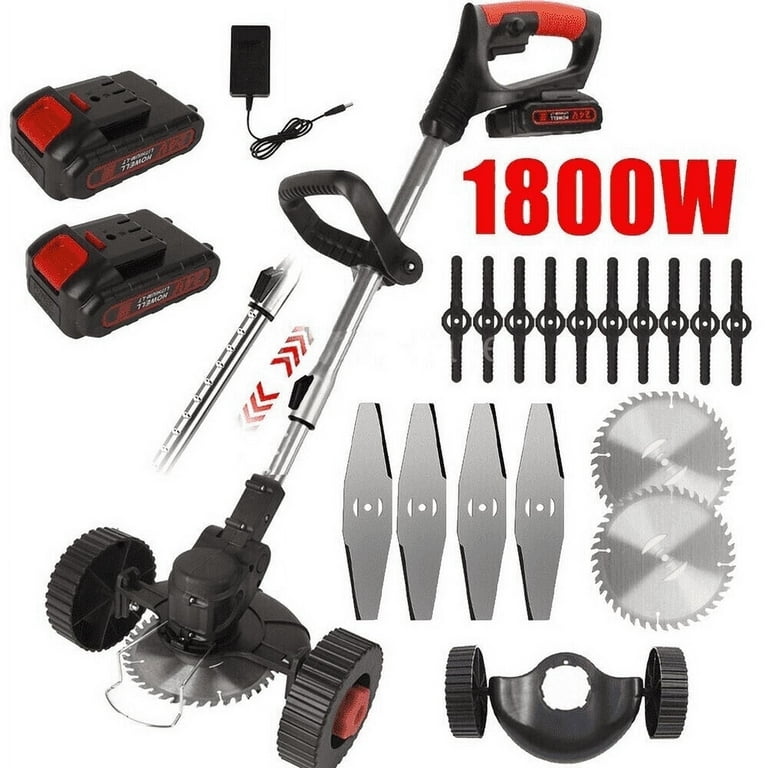 Handheld Electric 3-in-1 Cordless Grass Trimmer, Edger