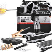 iToolMax Portable ARC 110V Handheld Welder Kit with 10pcs Welding Rods