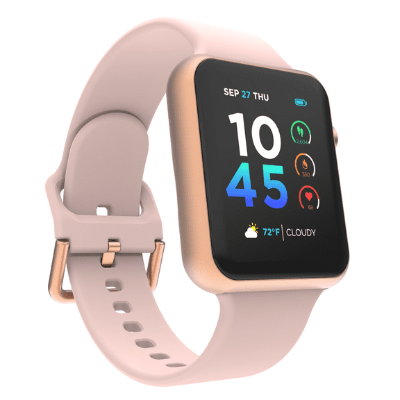 iTouch Air 4 Smartwatch: Rose Gold Case With Blush Silicone Strap 41mm