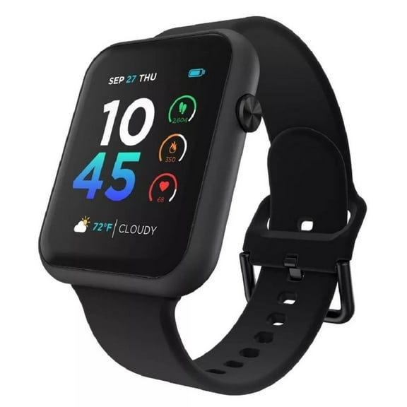 Pre-Owned iTouch Air 4 Unisex Black Silicone Strap Smartwatch 46mm TA4L01-G02