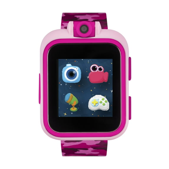 iTouch PlayZoom Kids Smartwatch Touch Screen Sports Digital Watch Fun Prints (Pink Camouflage)