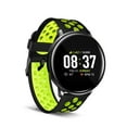 thumbnail image 1 of iTouch Sport smart watch, compatible with Android & IOS 43mm, unisex, black & lime perforated strap, 1 of 7