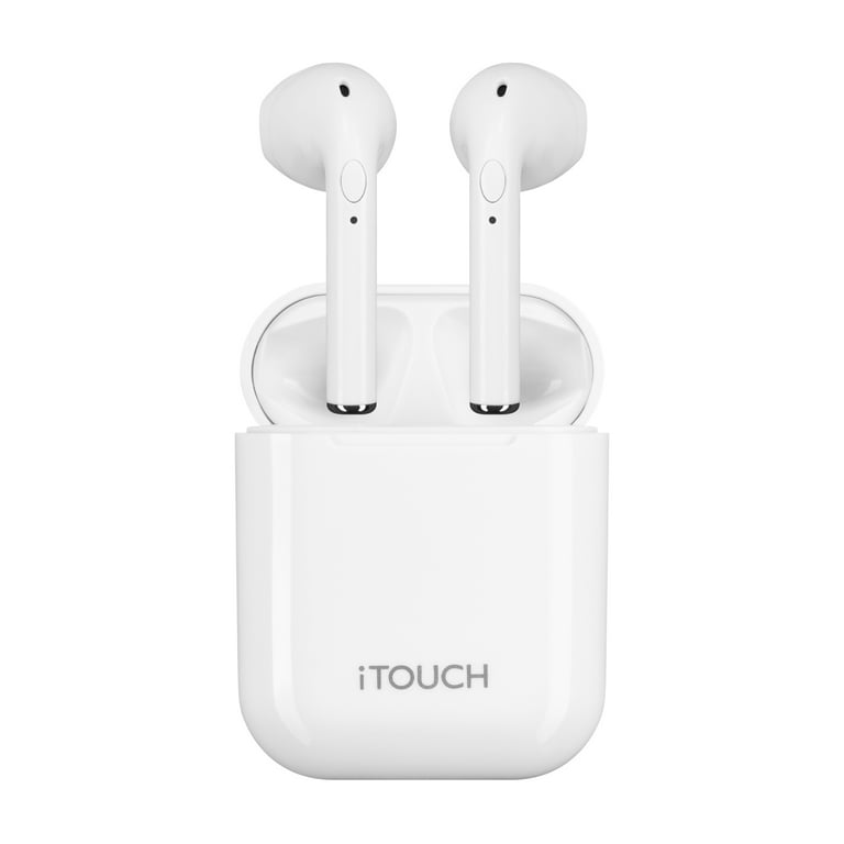 iTouch Wireless Bluetooth Earbuds Solid White Walmart
