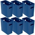 thumbnail image 1 of iTouchless SlimGiant Polypropylene Trash Can with no Lid Reactive Blue 4.2 gal. 6/Pack (SG104Ux6), 1 of 2