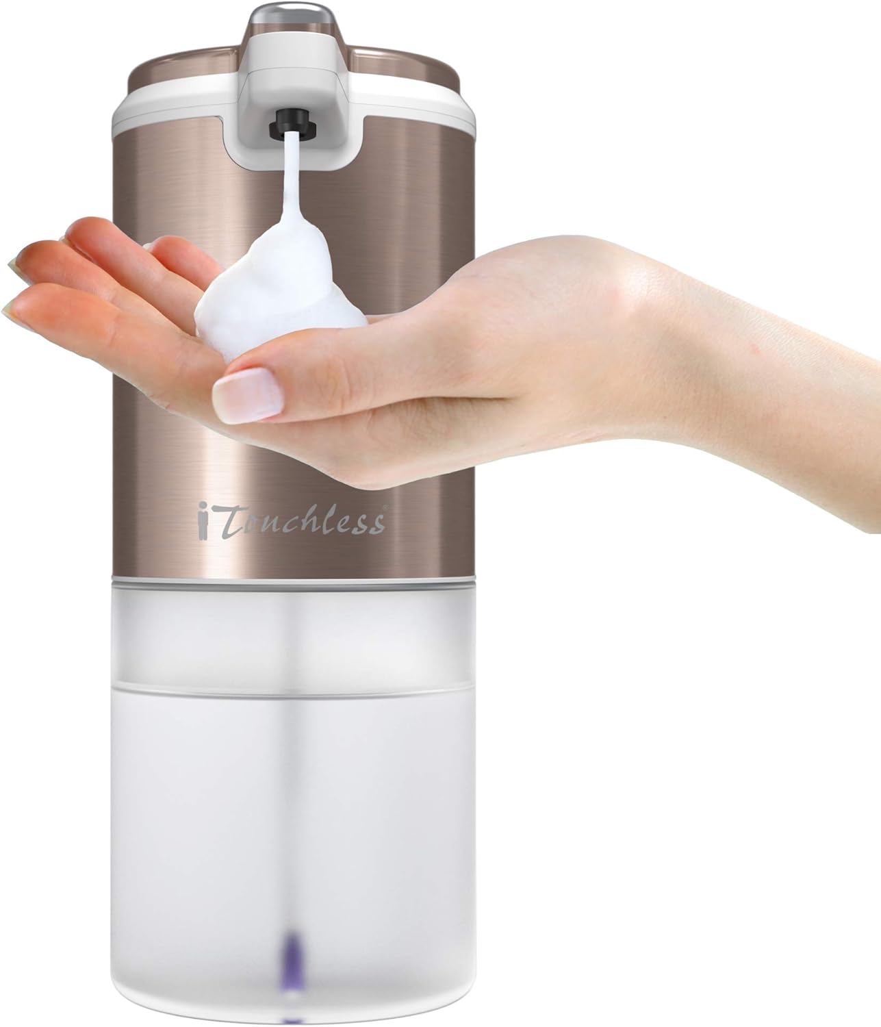 iTouchless Stainless Steel Ultraclean 11 fl oz/325 ml Sensor Foam Soap