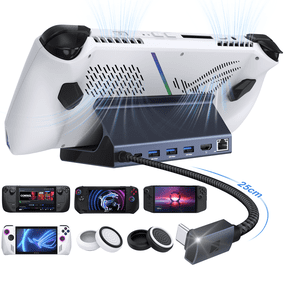 iVANKY 8-in-1 Docking Station for Valve Steam Deck OLED/ASUS ROG Ally/Lenovo Legion Go/MSI Claw